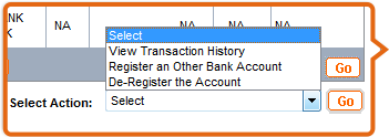 Use this quick link to drill down on an account and view your closed and dormant account, Open an FD, make a partial withdrawal or preclosean FD.